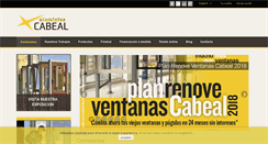 Desktop Screenshot of cabeal.es